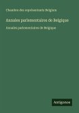 Annales parlementaires de Belgique