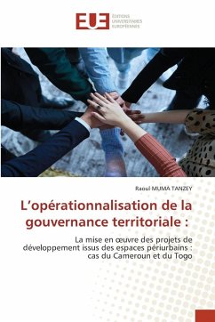 Cover L'opérationnalisation de la gouvernance territoriale :