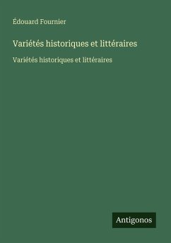 Cover Variétés historiques et littéraires