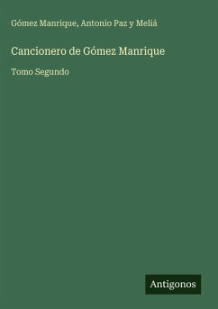 Cover Cancionero de Gómez Manrique