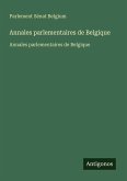 Annales parlementaires de Belgique