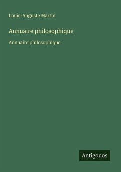 Cover Annuaire philosophique