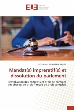 Cover Mandat(s) impreratif(s) et dissolution du parlement