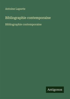 Cover Bibliographie contemporaine