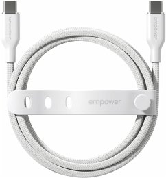 PanzerGlass empower 60W USB-C to USB-C Cable USB 2.0 2M White