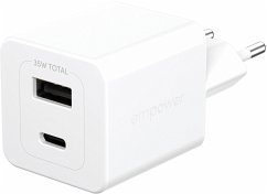 Cover PanzerGlass empower 35W Charger USB-C + USB-A White