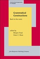 Grammatical Constructions Cover Grammatical Constructions