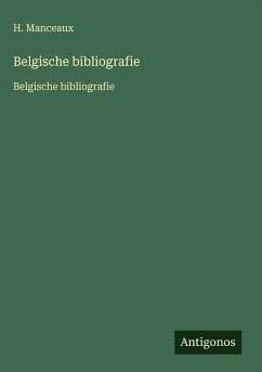 Cover Belgische bibliografie