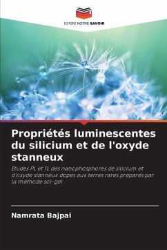 Cover Propriétés luminescentes du silicium et de l'oxyde stanneux