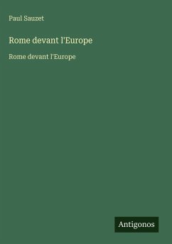 Cover Rome devant l'Europe