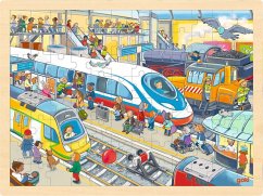 Einlegepuzzle Bahnhof Cover Einlegepuzzle Bahnhof
