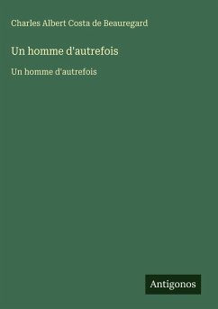 Cover Un homme d'autrefois