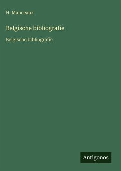 Cover Belgische bibliografie