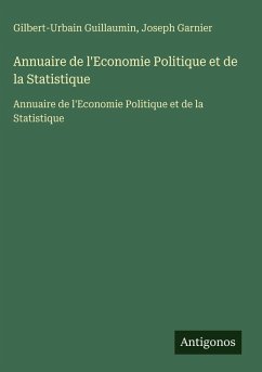 Annuaire de l'Economie Politique et de la Statistique Cover Annuaire de l'Economie Politique et de la Statistique