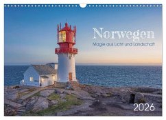 Norwegen - Magie aus Licht und Landschaft (Wandkalender 2026 DIN A3 quer), CALVENDO Monatskalender Cover Norwegen - Magie aus Licht und Landschaft (Wandkalender 2026 DIN A3 quer), CALVENDO Monatskalender