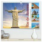 Rio de Janeiro - Küstenmetropole (hochwertiger Premium Wandkalender 2026 DIN A2 quer), Kunstdruck in Hochglanz