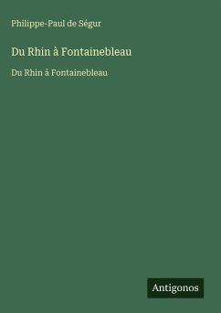 Cover Du Rhin à Fontainebleau