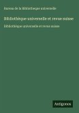 Bibliothèque universelle et revue suisse