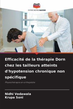 Cover Efficacité de la thérapie Dorn chez les tailleurs atteints d'hypotension chronique non spécifique