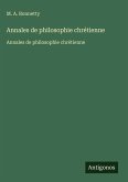 Annales de philosophie chrétienne Annales de philosophie chrétienne