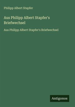 Cover Aus Philipp Albert Stapfer's Briefwechsel