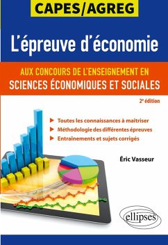 Cover L'épreuve d'économie aux concours de l'enseignement en sciences économiques et sociales. CAPES/AGRÉGATIONS