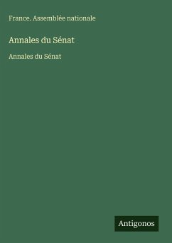 Cover Annales du Sénat