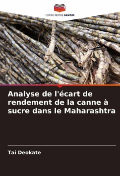 Cover Analyse de l'écart de rendement de la canne à sucre dans le Maharashtra