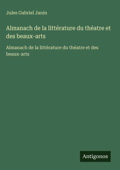 Cover Almanach de la littérature du théatre et des beaux-arts