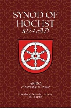 Cover Synod of Höchst (eBook, ePUB)