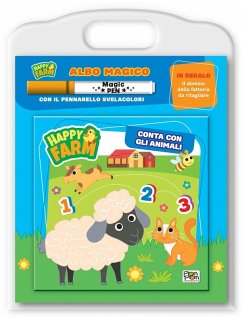 Cover Conta con gli animali. Happy farm. Albo magico