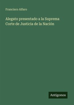 Cover Alegato presentado a la Suprema Corte de Justicia de la Nación