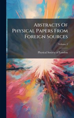 Cover Abstracts Of Physical Papers From Foreign Sources