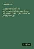 Allgemeine Theorie der monochromatischen Aberrationen und ihre nächsten Ergebnisse für die Ophthalmologie Allgemeine Theorie der monochromatischen Aberrationen und ihre nächsten Ergebnisse für die Ophthalmologie