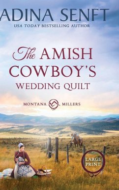 Cover The Amish Cowboy's Wedding Quilt (Large Print Hardcover)