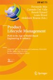 Product Lifecycle Management. PLM in the Age of Model-Based Engineering in Industry Product Lifecycle Management. PLM in the Age of Model-Based Engineering in Industry