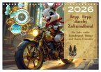 Hopp, Hopp durchs Zahnradland (Wandkalender 2026 DIN A4 quer), CALVENDO Monatskalender