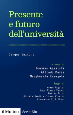 Cover Presente e futuro dell'università. Cinque lezioni