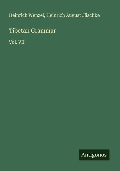 Tibetan Grammar