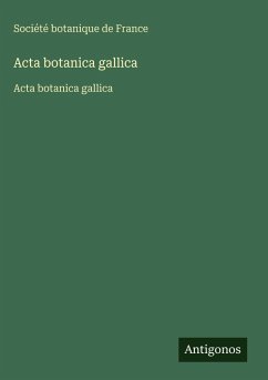 Cover Acta botanica gallica