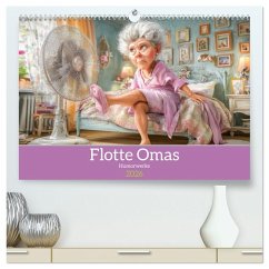 Flotte Omas - Humorwerke (hochwertiger Premium Wandkalender 2026 DIN A2 quer), Kunstdruck in Hochglanz - Calvendo;Brunner-Klaus, Liselotte Flotte Omas - Humorwerke (hochwertiger Premium Wandkalender 2026 DIN A2 quer), Kunstdruck in Hochglanz - Calvendo;Brunner-Klaus, Liselotte