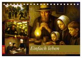 Einfach Leben - Einblicke in die Welt der Amish im Stil alter Gemälde (Tischkalender 2026 DIN A5 quer), CALVENDO Monatskalender Einfach Leben - Einblicke in die Welt der Amish im Stil alter Gemälde (Tischkalender 2026 DIN A5 quer), CALVENDO Monatskalender