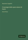 Cronologia delle opere minori di Dante