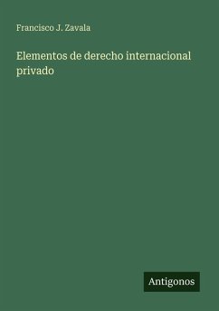 Cover Elementos de derecho internacional privado