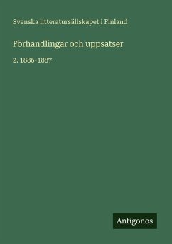 Cover Förhandlingar och uppsatser