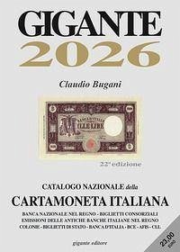 Cover Gigante 2026. Catalogo nazionale della cartamoneta italiana