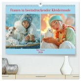 Frauen in beeindruckender Kleidermode - Mit Tieren (hochwertiger Premium Wandkalender 2026 DIN A2 quer), Kunstdruck in Hochglanz Frauen in beeindruckender Kleidermode - Mit Tieren (hochwertiger Premium Wandkalender 2026 DIN A2 quer), Kunstdruck in Hochglanz