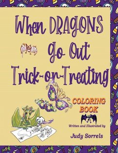 Cover When Dragons Go Out Trick-or-Treating Coloring Book