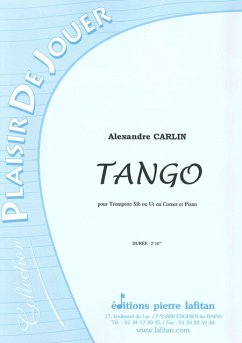 Carlin, Alexandre, Tango Trompette sib ou ut, ou cornet et piano