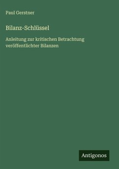 Cover Bilanz-Schlüssel